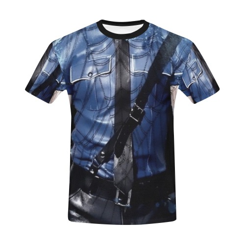 Leather Optik Shirt by Fetishworld All Over Print T-Shirt for Men (USA Size) (Model T40)