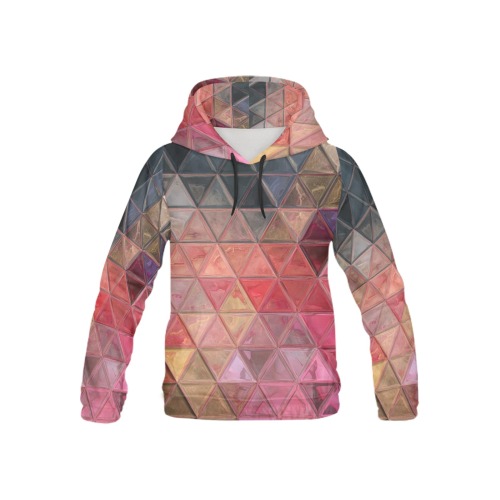 mosaic triangle 3 All Over Print Hoodie for Kid (USA Size) (Model H13)