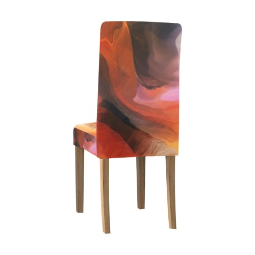 Waves desert paintbrush Removable Dining Chair Cover