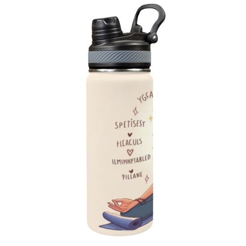 yoga and peace bottle