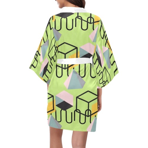 Geometry Kimono Robe
