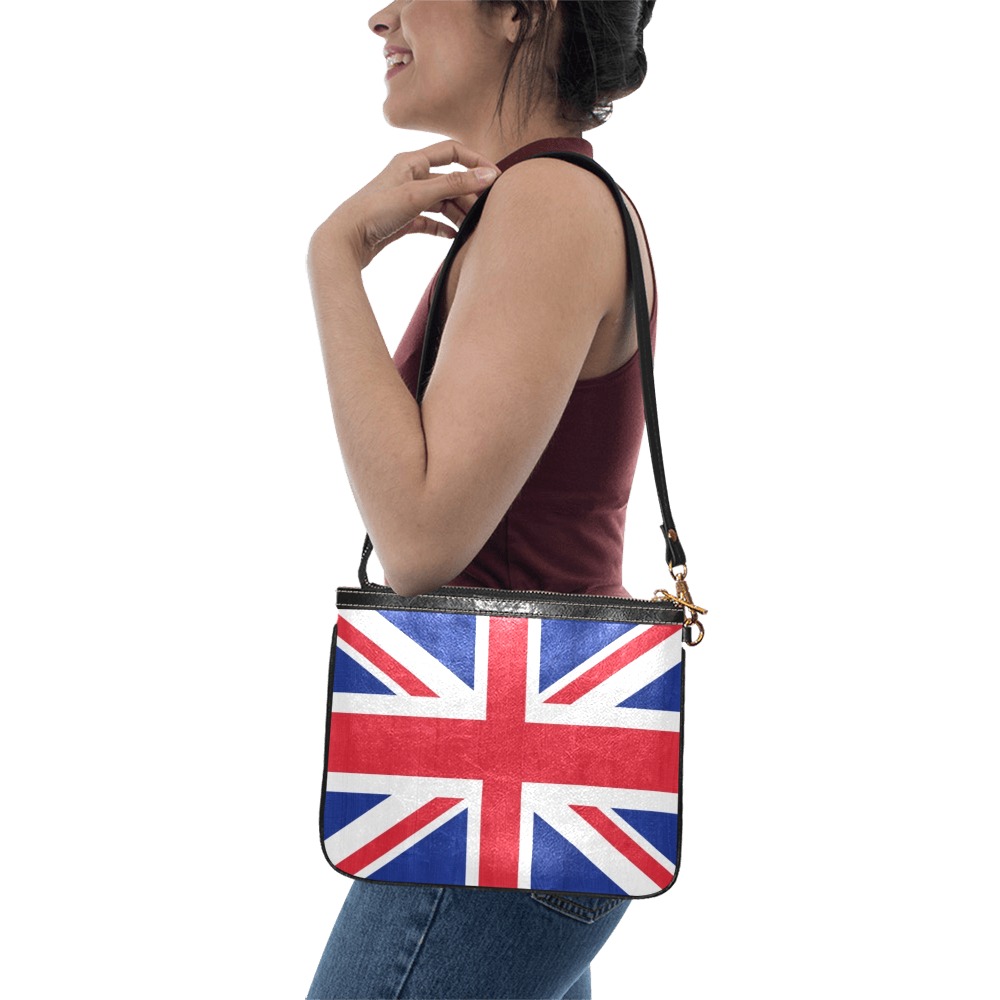 Union Jack - British Flag Small Shoulder Bag (Model 1710)
