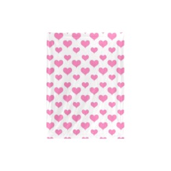 Valentine Hearts Baby Blanket - Small, 30x40 Baby Blanket 30"x40"