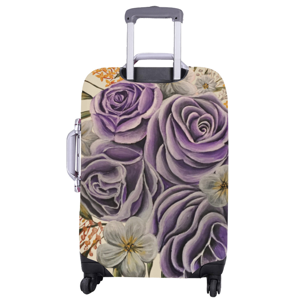 Purple Beauty Luggage Cover/Large 26"-28"
