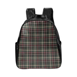 Classic Plaid Multi-Pockets Backpack (Model 1636)