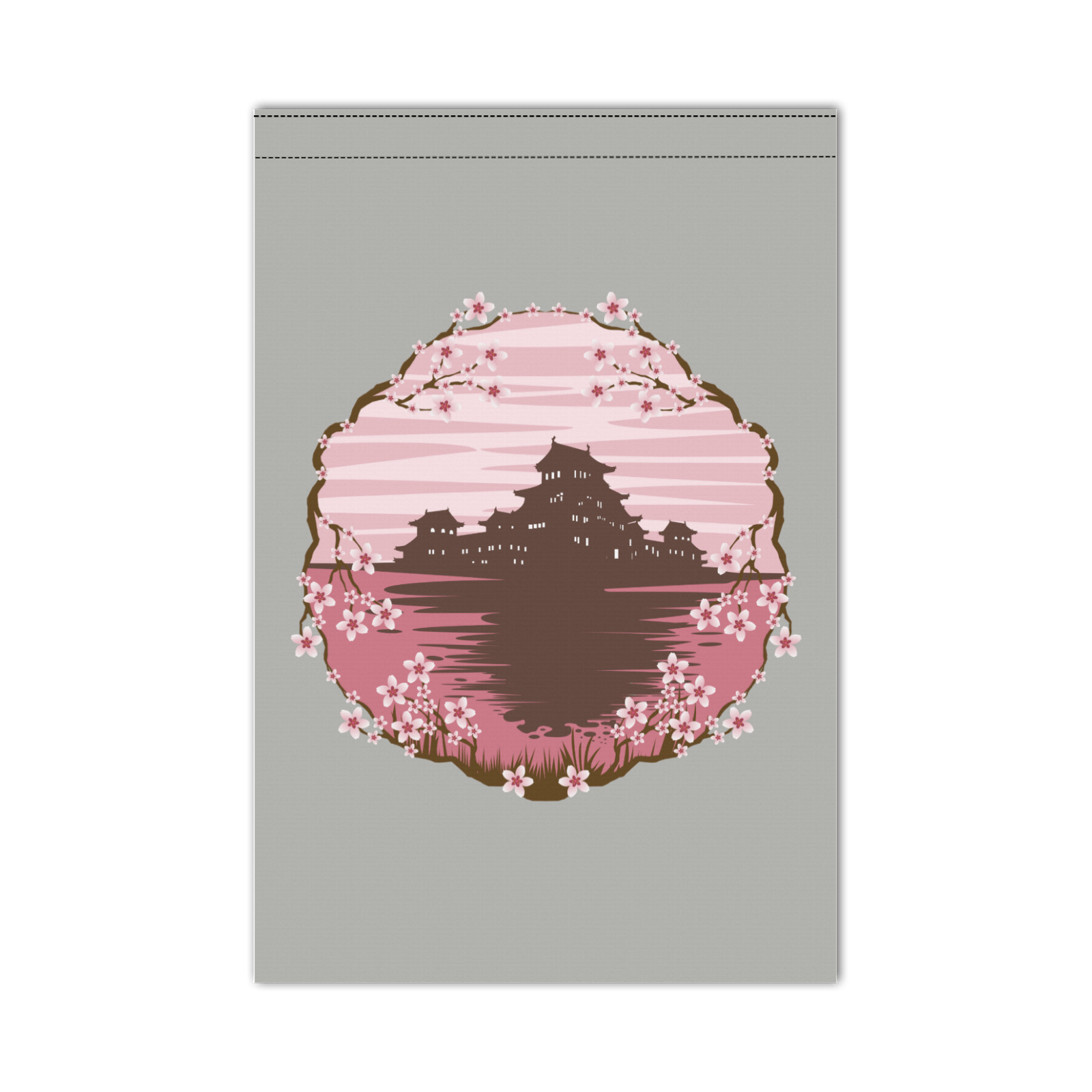 Pink Blossom Garden Flag 12‘’x18‘’(Twin Sides)