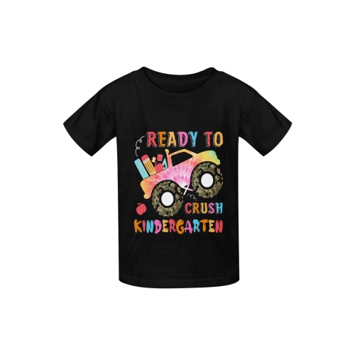 Ready to Crush Kindergarten First Day of School Kid's  Classic T-shirt (Model T22)