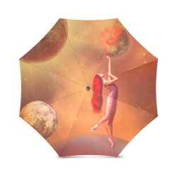 Ô Goddess of the Red Planet Foldable Umbrella (Model U01)