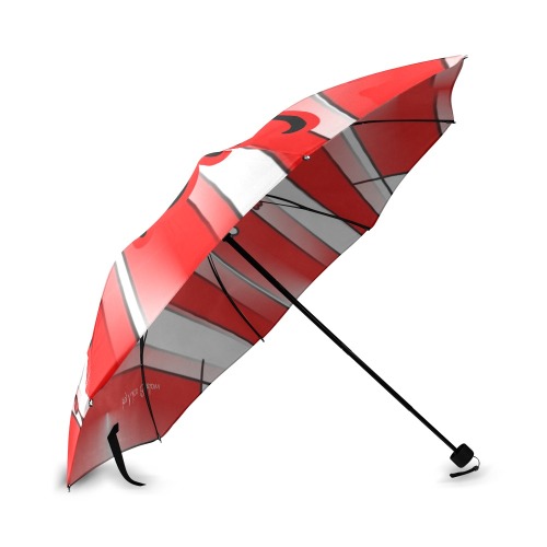 Köln rut und wiess by Nico Bielow Foldable Umbrella (Model U01)