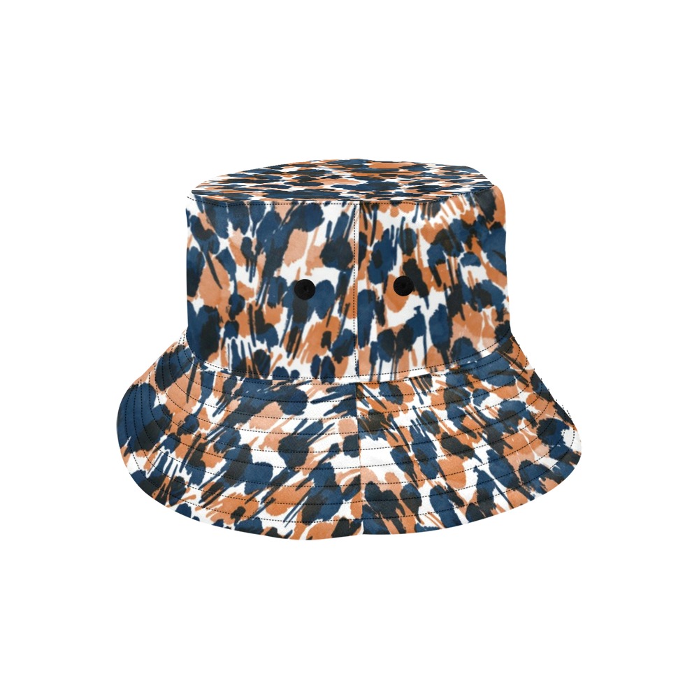 Dots brushstrokes animal print All Over Print Bucket Hat