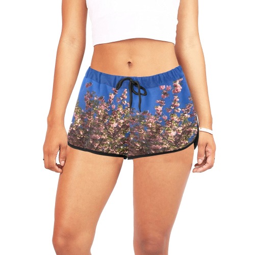 Cherry Tree Collection Women's All Over Print Relaxed Shorts (Model L19)