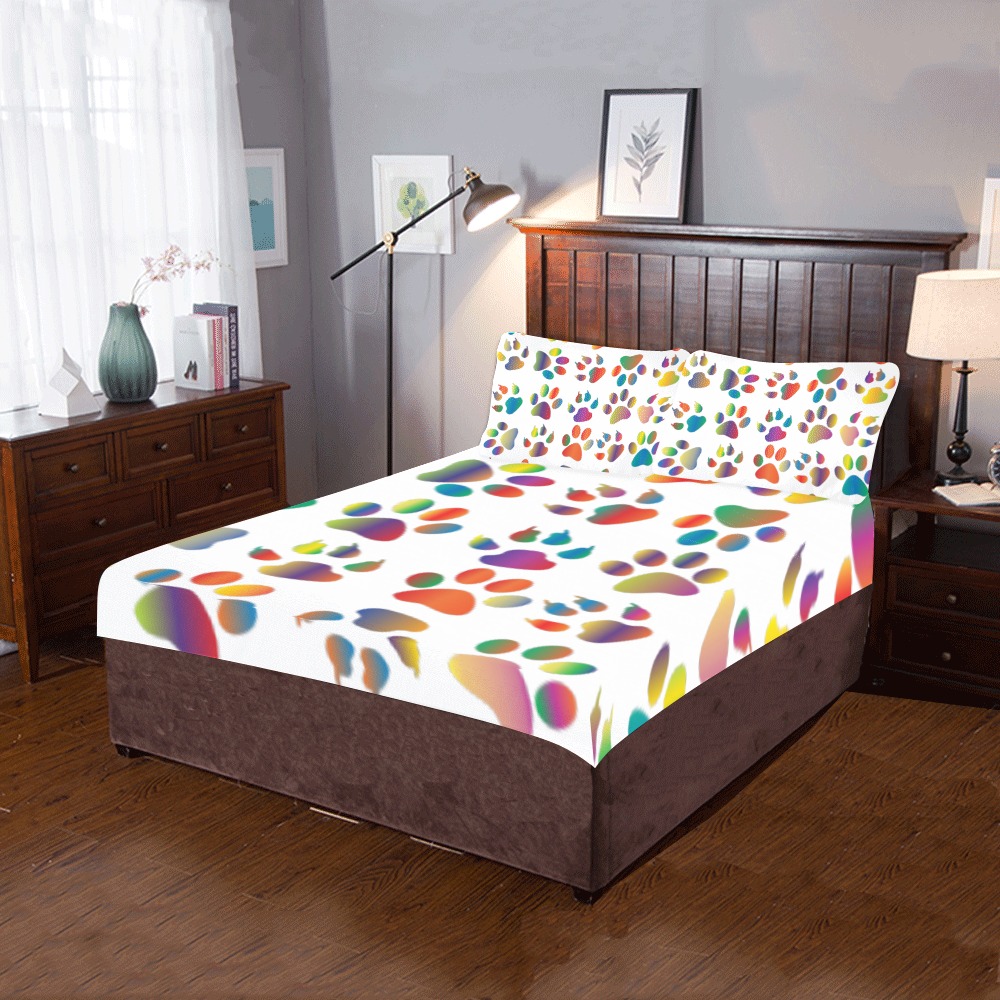 colorful 3-Piece Bedding Set