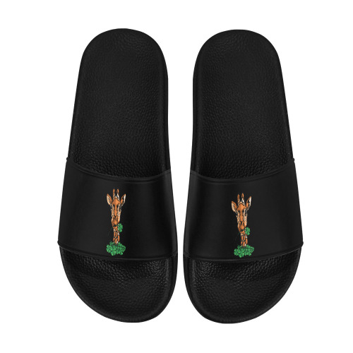 St. Patrick's Day Giraffe Men's Slide Sandals (Model 057)