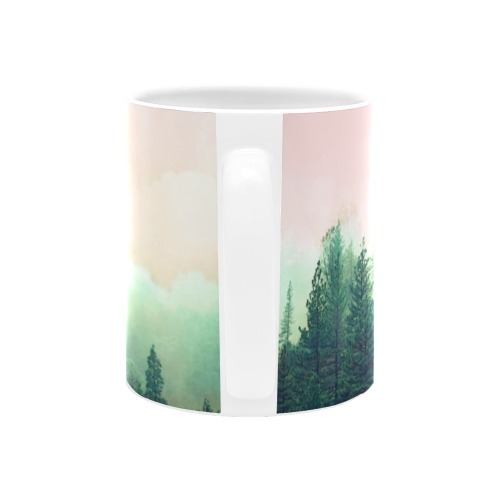 Mountain_landscape_painting White Mug(11OZ)