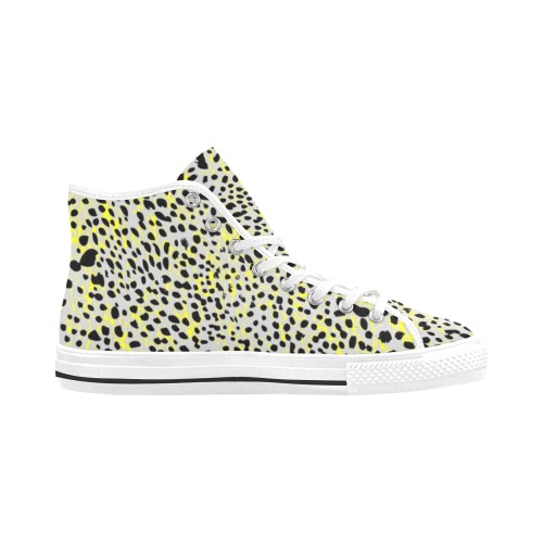 Modern leopards dots 1A Vancouver H Women's Canvas Shoes (1013-1)