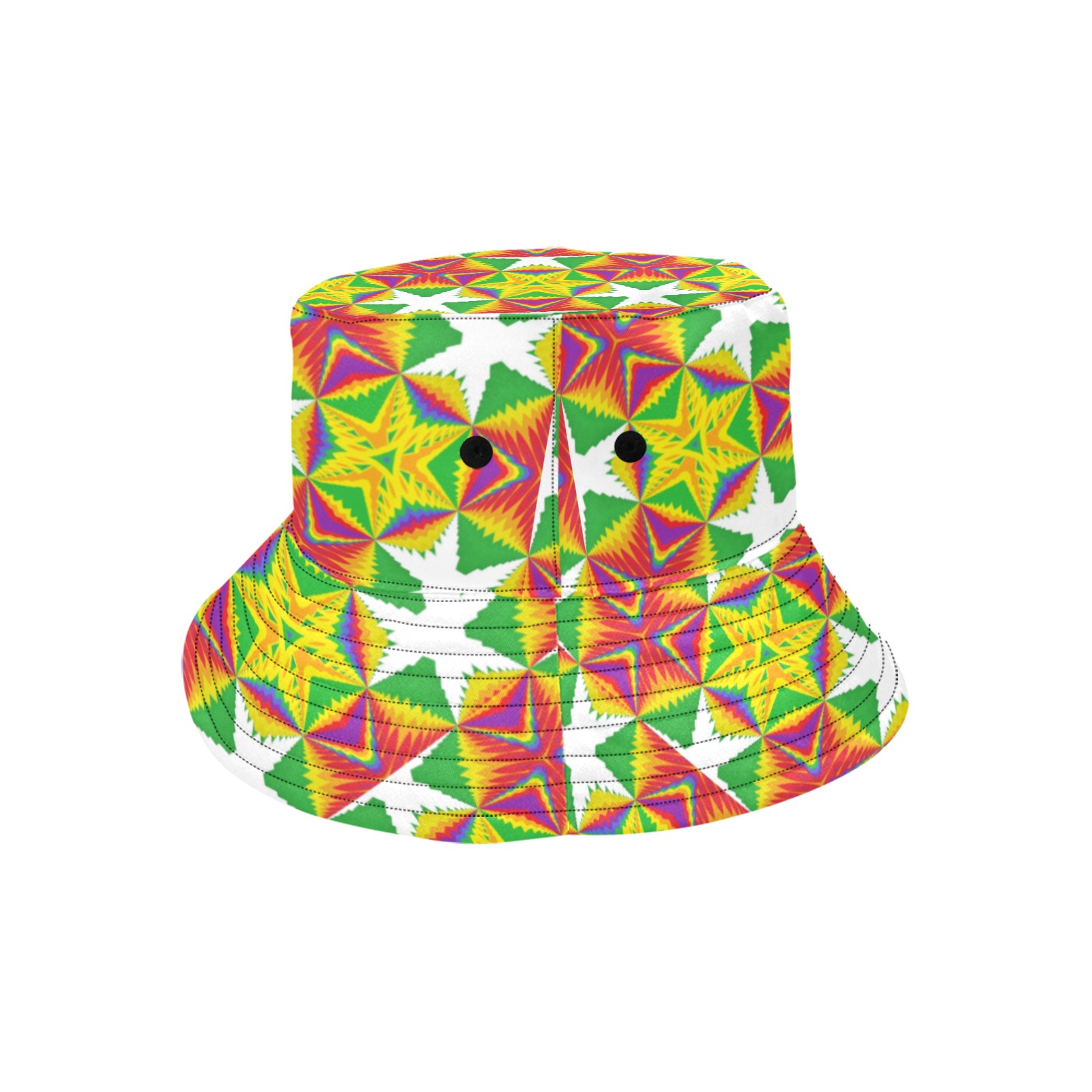 Fractoberry Fractal Pattern 000182UBH Unisex Summer Bucket Hat