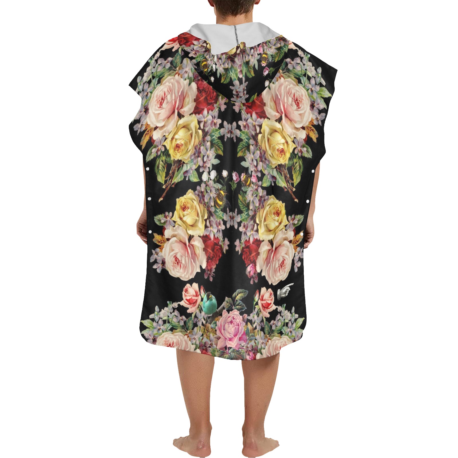 Nuit des Roses Kim Beach Changing Robe (Large Size)