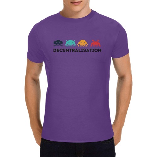 Decentralisation Men's T-Shirt in USA Size (Front Printing Only)