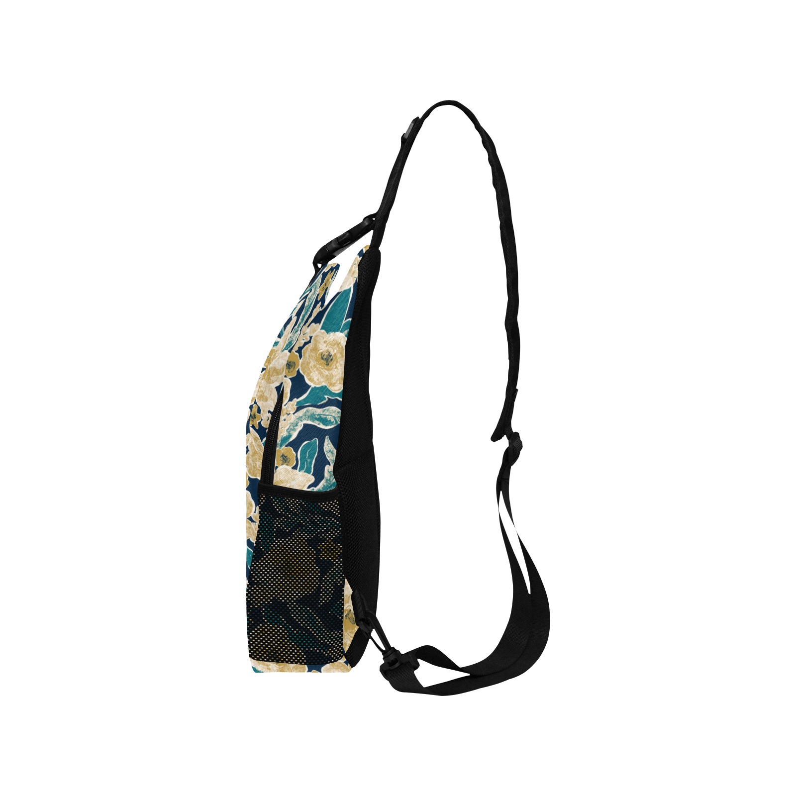 Painted Flowers Men's Casual Chest Bag (Model 1729)