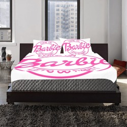 3-Piece Barbie Bedding Set 4 3-Piece Bedding Set