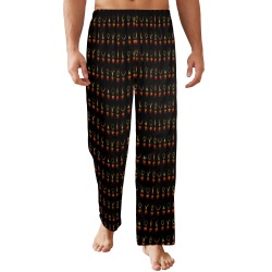 Gothic Love Candles Men's Pajama Trousers Without Pockets