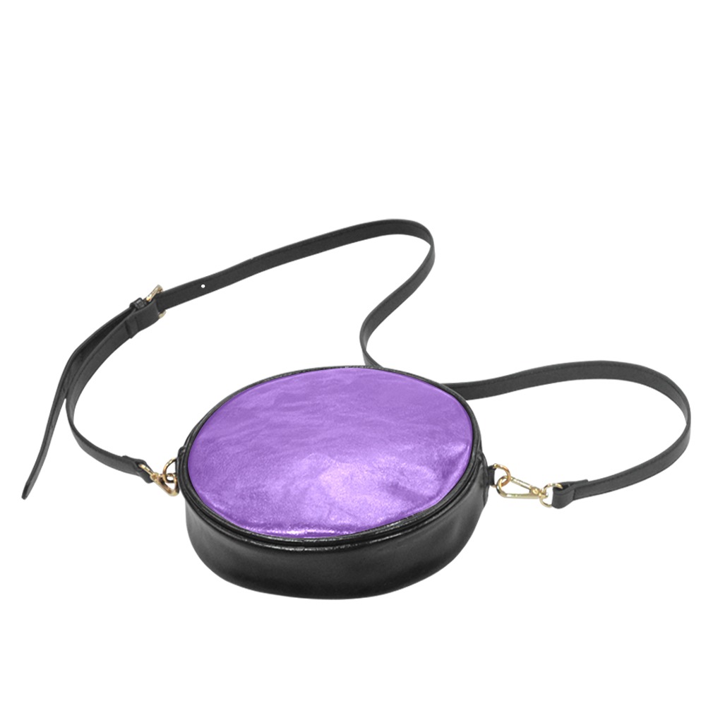 color rebecca purple Round Sling Bag (Model 1647)