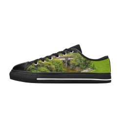 Japanese garden Women's Classic Canvas Shoes (Model 018)