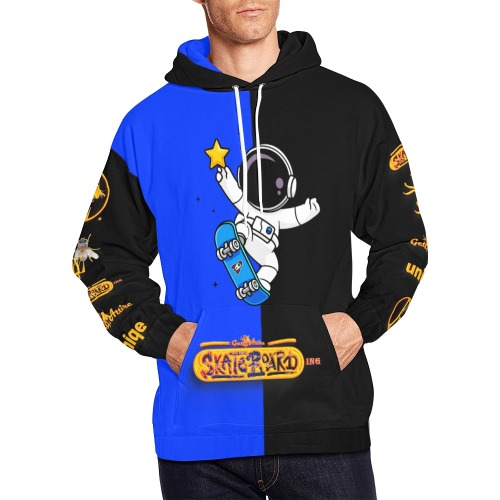 UNIQUE Skateboarding Collectable Fly All Over Print Hoodie for Men (USA Size) (Model H13)