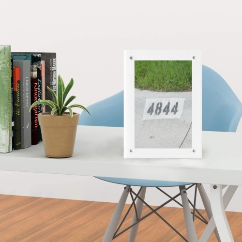 Street Number 4844 Acrylic Magnetic Photo Frame 5"x7"