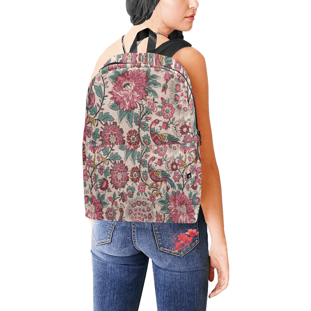 Vintage flowers and birds Unisex Classic Backpack (Model 1673)