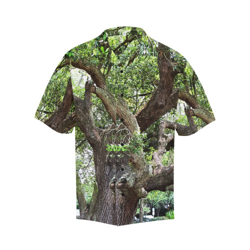 Oak Tree In The Park 7659 Stinson Park Jacksonville Florida Hawaiian Shirt (Model T58)