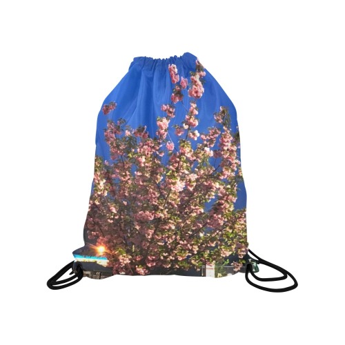 cherrytree Medium Drawstring Bag Model 1604 (Twin Sides) 13.8"(W) * 18.1"(H)