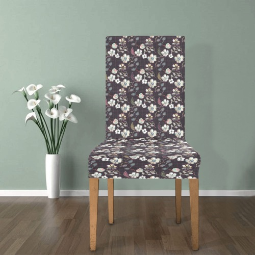 Unique Vintage Floral Removable Dining Chair Cover