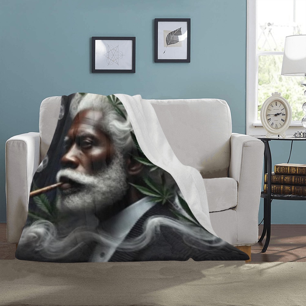 Smoke Father Ultra-Soft Micro Fleece Blanket 40"x50"