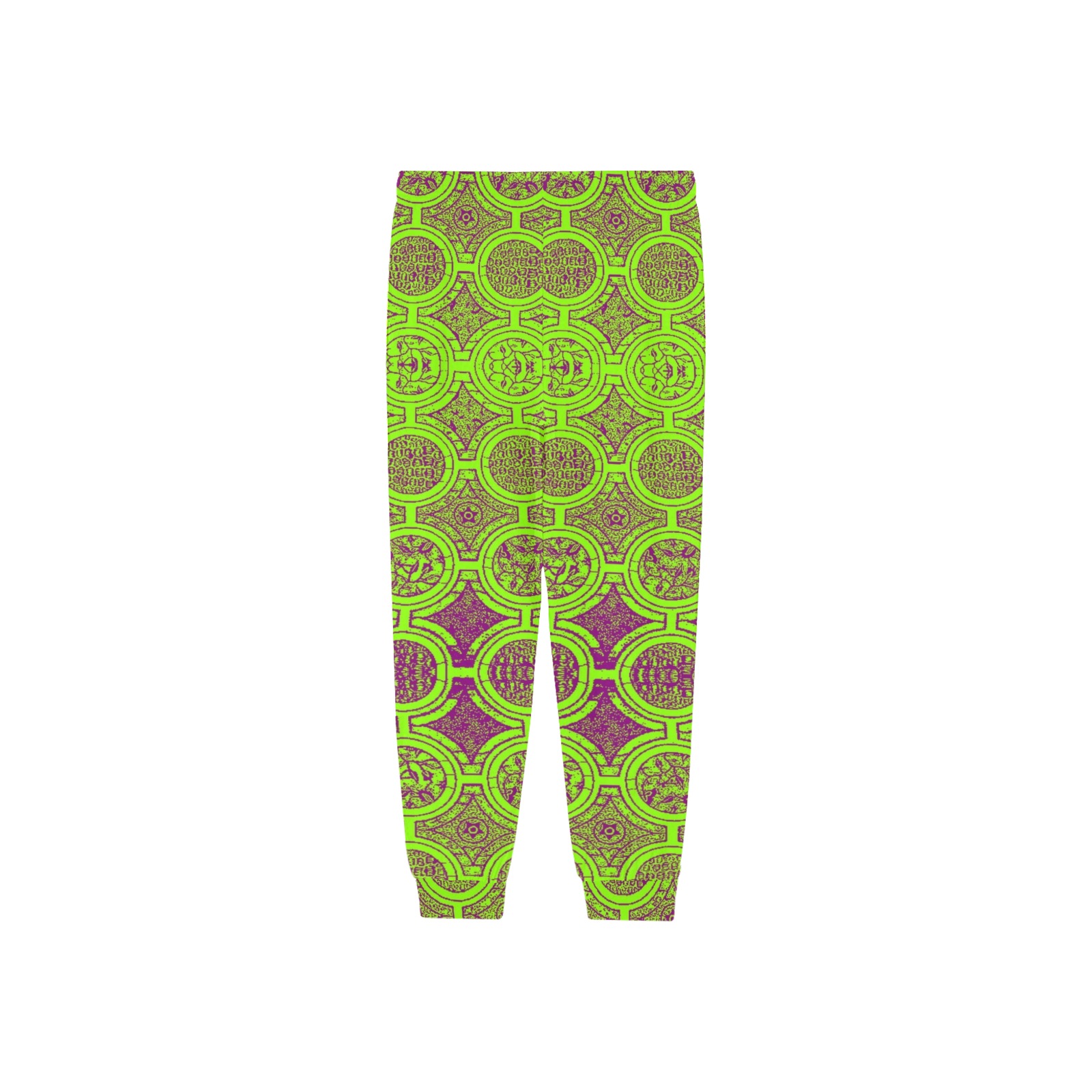 AFRICAN PRINT PATTERN 2 Men's Pajama Trousers with Custom Cuff