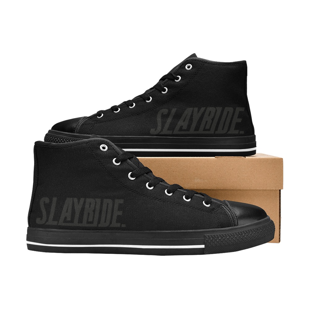 shoes-slayride Men’s Classic High Top Canvas Shoes (Model 017)