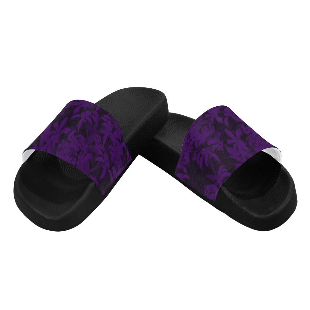 Kinmo Purple Women's Slide Sandals (Model 057)