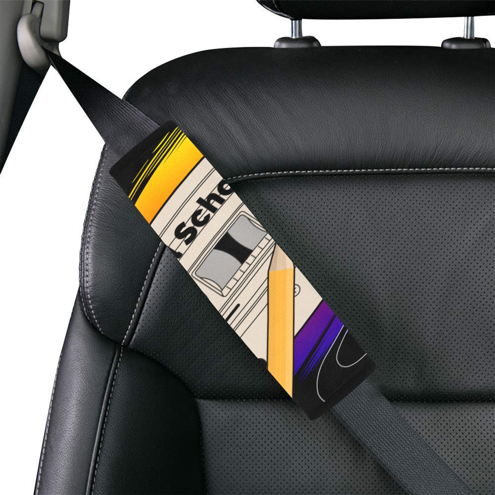 Old School Memories Car Seat Belt Cover 7''x10''