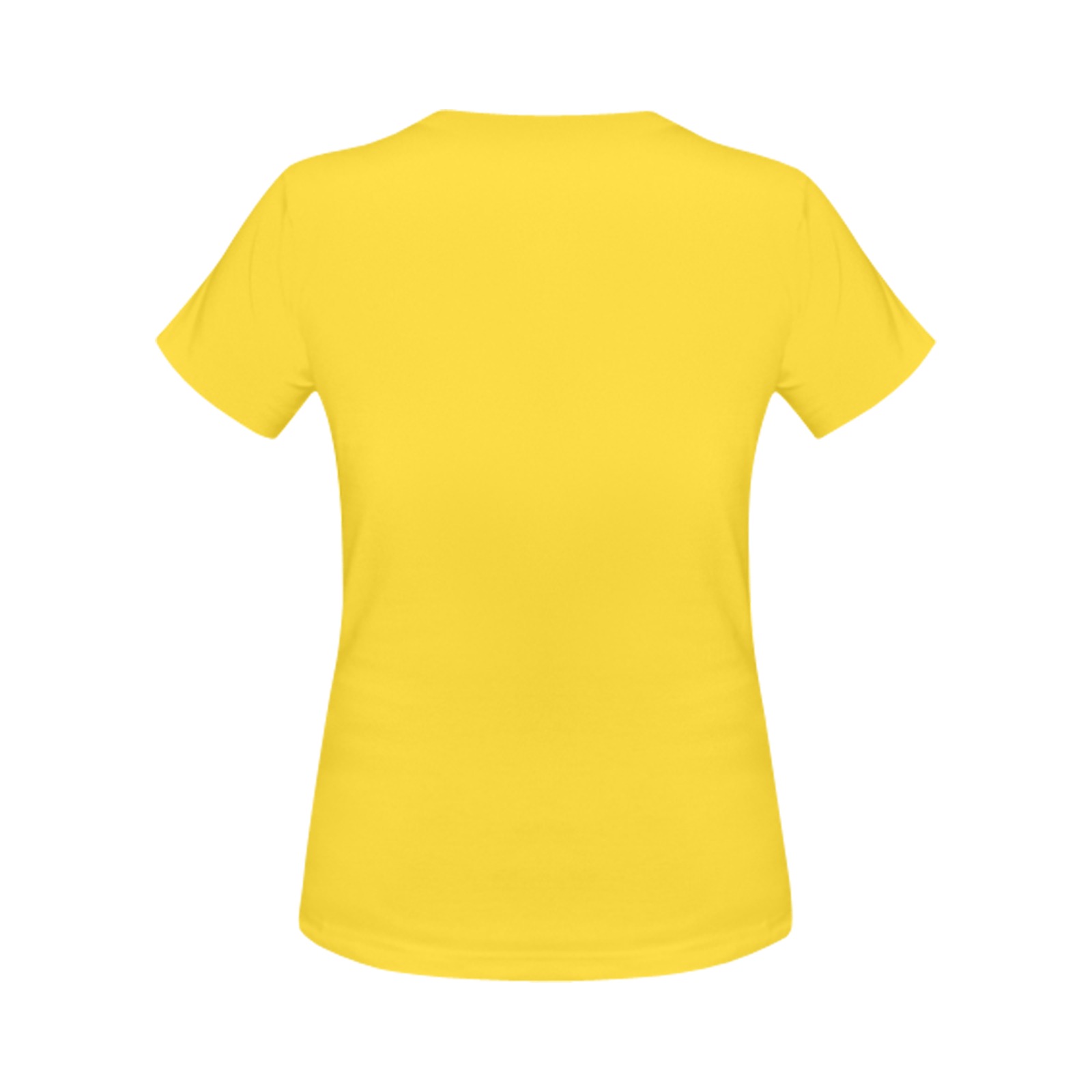 Overcome (Wh text) T-Shirt Yellow Bird Women Women's T-Shirt in USA Size (Front Printing Only)