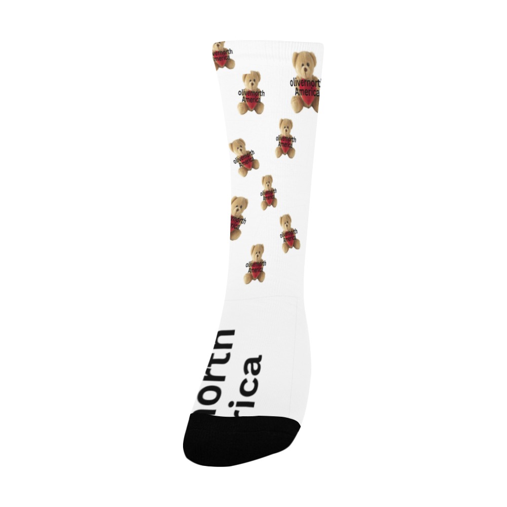 Teddy Bear Custom Socks for Women