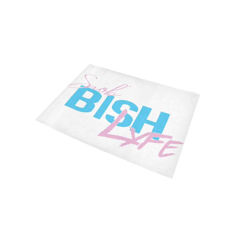 Snob-BISH-Lyfe-3 Area Rug 5'x3'3''