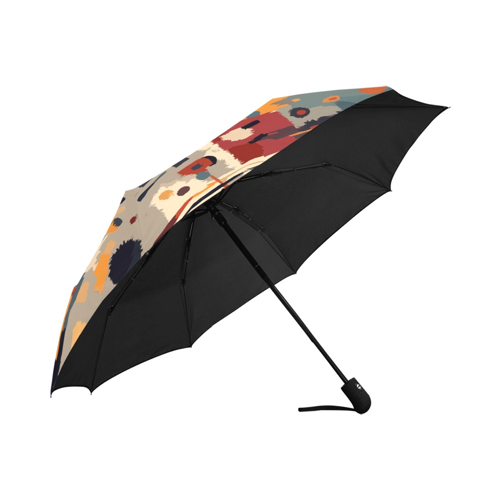 Colorful, elegant, classic tribal abstract art. Anti-UV Auto-Foldable Umbrella (U09)
