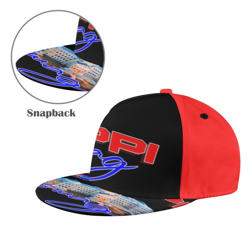 Sippi Swag Red/Black All Over Print Snapback Hat