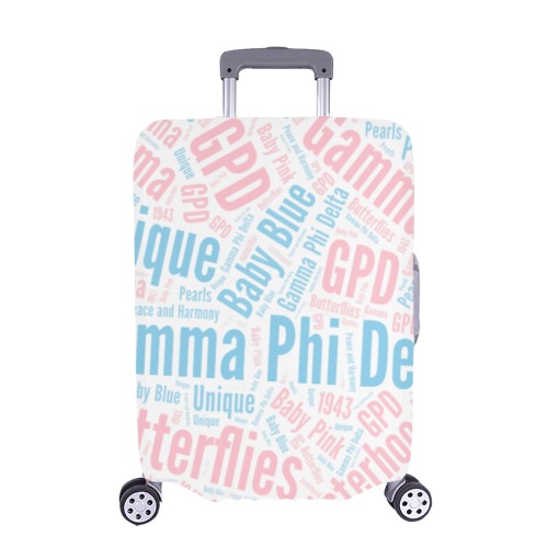 Word Art Luggage Cover