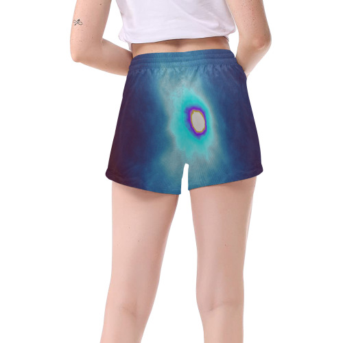 Dimensional Eclipse In The Multiverse 496222 Women's Mid-Length Board Shorts (Model L55)