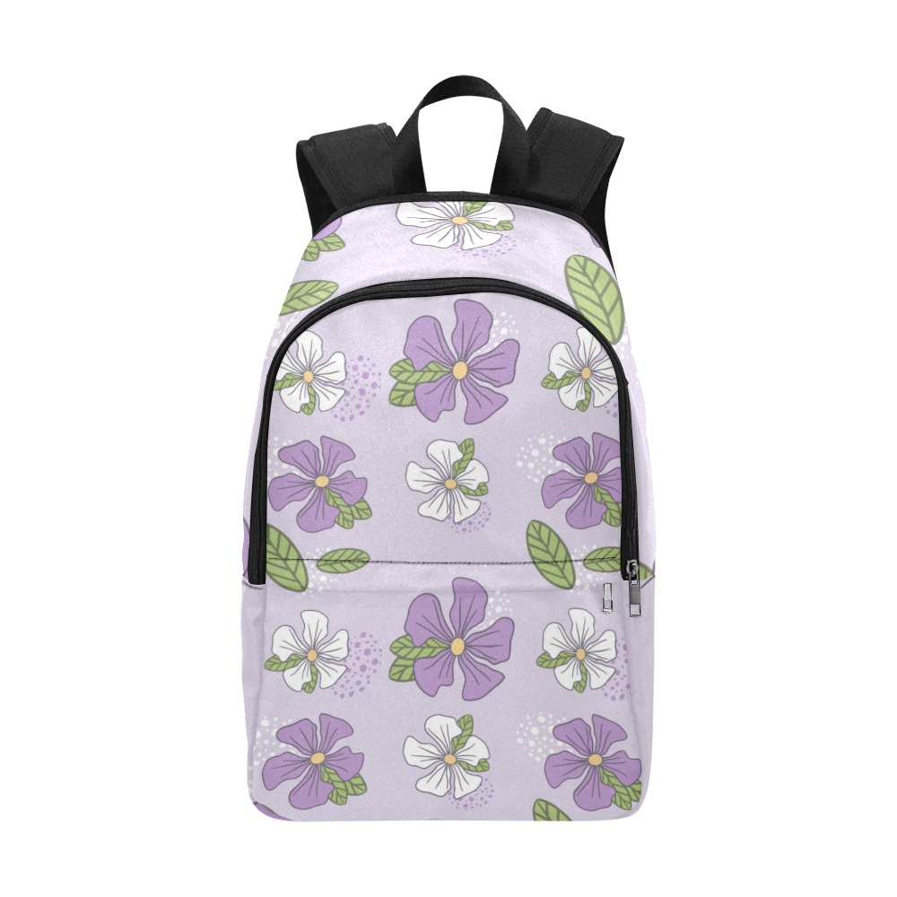 flowers Fabric Backpack for Adult (Model 1659)