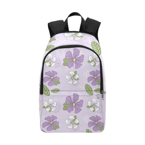 flowers Fabric Backpack for Adult (Model 1659)