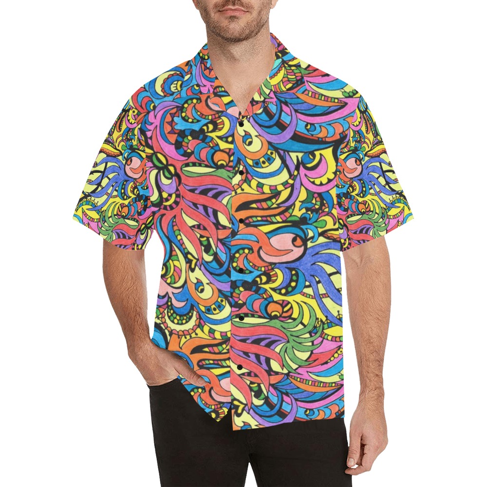 Mariana Trench Hawaiian Shirt (Model T58)