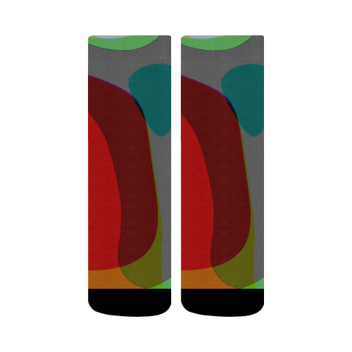 Colorful Abstract 118 Crew Socks