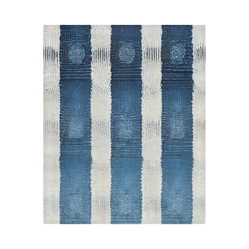 blue and white striped pattern Duvet Cover 86"x70" ( All-over-print)
